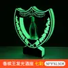 Luz LED Recargable de Barra Portavasos Iluminado Base Creativa Iluminada para Champagne KTV Soporte de Exhibición de Licores Estante Láser para Vino Portavasos