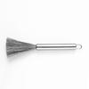 Escova de Panela de Aço Inoxidável 304 Escova de Limpeza de Arame Doméstica Escova de Panela com Cabo Longo Escova de Cozinha Escova Artefato de Panela Escova de Arame para Panela e Tigela