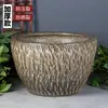 Tanque de Peixes Dourados Koi de Cerâmica Jingdezhen Tamanho Extra Grande Portão do Pátio Mar Grande Vaso de Nenúfar Grande Vaso de Lótus Tanque de Água Grande Antigo