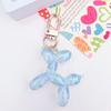 Pingente Cachorro Balão Chaveiro Acrílico Banhado Mini Criativo DIY Decoração Pingente para Bolsa de Chaves