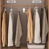 Cabide de pescoço curto para uso doméstico, evita amassados nos ombros, não deixa marcas, evita os cantos dos ombros, economiza espaço e evita que as roupas estiquem