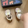 Zapatos acolchados de algodón de abeja Nanbowan para mujer, invierno, estilo coreano, celebridad de internet, velcro, cálidos, forro de felpa tipo pan, zapatos gruesos de algodón