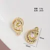 [Série Oceano] Pingente de Estrela do Mar e Concha com Diamante Colorido Inlaid Acessórios DIY Colar Pulseira Feito à Mão Acessórios com Contas
