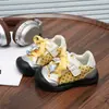 Tenis infantiles, colección otoño 2026, estilo coreano, unisex, suela suave, anti-golpes, zapatillas deportivas, aptos para bebés y niños de preescolar, zapatos casuales versátiles