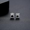 Aretes colgantes Jinse aretes de latón con circonita versión coreana de Joker Super Flash hada joyería para la oreja fábrica al por mayor