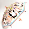 Paraguas Infantil de Dibujos Animados a Prueba de Viento Sanrio, Paraguas de Doble Propósito Automático Impermeable para el Sol, Paraguas de Mango Recto a Prueba de Lluvia