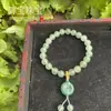 Aventurina Natural Jade Cristal de Agua Cuentas de Ábaco Colgante Multigemas Pulsera Piedra de Jade Ámbar Estilo Chino Adorno de Arte Accesorios Venta al por Mayor