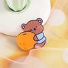 Broche Acrílico Coreano Ins Lindo Insignia de Oso de Dibujos Animados Colgante para Bolsa Adorno para Niñas Parche