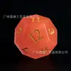 Juego de Mesa Dungeons and Dragons D6 D20 Rojo Sandía Cristal de Vidrio Dados de Juego Dnd Rpg Dados Multicaras