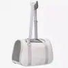Mochila transportadora de gato portátil, bolso de hombro único, transportador de gato cálido de felpa para exteriores de invierno, bolsa para mascotas nido de gato de doble uso
