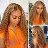 Peluca Amazon con Encaje Frontal Peluca Europea y Americana Color Piano para Mujer Cabello Rizado Pequeño Largo Peluca con Red para la Cabeza pelucas