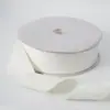 Fita de Cetim Poliéster-Algodão Branca Criptografada Estilo Coreano Huiya Fita para Artesanato DIY Acessórios para Roupas Acessórios para Cabelo Fita de Seda Lisa Preta