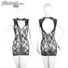 Feimu Ropa Interior Sexy Nuevo Jacquard Vintage Hueco Espalda Descubierta Malla Jacquard Sexy Bolsa Cadera Malla Comercio Exterior 7561