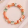 Cuentas de oración Bodhi naturales para envolver el dedo pulsera de raíz de Bodhi suave tipo piel de yin gradiente estilo antiguo barril cuentas de oración budistas cuerda de mano artículos de juego cultural hombres al por mayor
