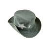 Sombrero de vaquero occidental con ala ancha para niños, ideal para verano, exteriores, camping, protección solar, pescador, senderismo y montañismo.