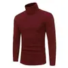 Otoño e invierno 2022 nuevo suéter de moda coreana para hombre joven delgado de lana cuello alto camisa base ropa de hombre