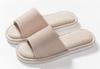 Pantuflas de Lino 2024 Nuevos Zapatos de Tela de Algodón Simples para Hombre Verano Hogar Interior Oficina Cuatro Estaciones para Mujer