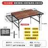 Mesa plegable de malla para exteriores, ligera, mesa para puesto callejero, camping, picnic, portátil, barbacoa, mesa plegable de aleación de aluminio
