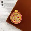 Loja de Ouro Mesmo Estilo Pingente Borboleta Banhado a Ouro Totalmente Cravejado com Diamantes com Colar Bússola Giratória e Corrente de Suéter de Corda Trançada