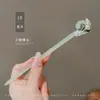 Nueva Horquilla de Madera Estilo Chinoiserie para Mujer, Horquilla Cheongsam Estilo Antiguo Dinastía Han, Horquilla de Aleación, Falda de Cara de Caballo, Tocado, Borla que se Mueve al Caminar