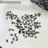 Decoraciones coloridas para uñas tipo mini rectángulo de circón, pedrería brillante en forma de cruz, decoraciones largas para uñas con fondo plano biselado