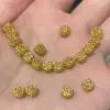 Acessórios de Prata S925 Banhados a Ouro com Contas Quadradas Cravejadas de Diamante Fio para Pulseira com Contas Soltas Contas da Sorte Acessórios DIY