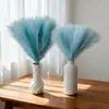 Adornos de Plumas de Hierba de Junco Nórdico Artificial para Exhibición en Sala de Estar, Estilo Ins, Hierba de Pampa Transfronteriza, Decoración de Boda, Accesorios Artificiales