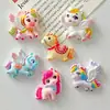 Dibujo Animado Lindo Resina Caballo Volador Mini Simulación Pasador DIY Accesorios de Pegamento de Crema Decoración de Funda de Teléfono