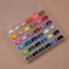 Set de Hilo para Canilla 25/36 Compartimentos, Porta Canillas para Máquina de Coser, Carrete de Hilo para Máquina de Coser, Hilo para Canilla de Máquina de Coser