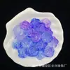 19mm degradado transparente rosa dos colores hecho a mano diy accesorios para joyería accesorios en línea rojo vivo suministro en stock al por mayor