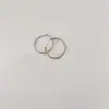 Oferta especial: Pendientes de Aro Lisos Sencillos, Elegantes y Versátiles, Pendientes de Gama Alta al por Mayor