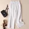 Pantalones Anchos Nuevos 2026 para Mujer, Pantalones de Algodón y Lino de Verano Nuevos de Moda, Pantalones Sueltos de Lino para Estudiantes, Pantalones Casuales