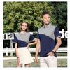 Polo de Verano de Solapa y Manga Corta con Bloques de Color, Logotipo Estampado Personalizado, Camiseta de Ropa de Trabajo, Uniforme de Trabajo, Camisa Cultural, Estampado Bordado