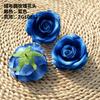 Flor artificial franela Cabeza de rosa grande sombrero ropa decoraciones de encaje sala de estar accesorios de boda cabeza de rosa redonda