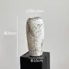 Vaso Cerâmico, Arranjo de Flores Usado, Recipiente de Flores de Entrada de Sala de Estar de Alto Padrão, Vaso Estilo Wabi-Sabi, Ornamentos de Cerâmica
