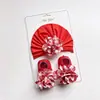 Sombrero de Bebé Primavera Verano Set de Calcetines Delgados 0-12 Meses Bebé Recién Nacido Elegante Princesa Flor de Gasa Sombrero Indio