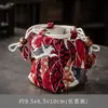 Bolsa de Armazenamento para Xícara Única Bolsa Mestra para Copo Copo de Chá Portátil Bolsa de Pano para Copo Integrado Cordão Bolsa de Tecido de Algodão e Linho Fabricante Atacado