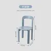 Silla de Comedor Nórdica de Madera Maciza Diseñador Pequeño Apartamento Uso Doméstico Silla Rey Celebridad de Internet Vintage Respaldo Simple Silla de Escritorio