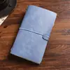 A6 Retro Hand Book Libro de Hojas Sueltas Diario Coreano de Viaje Correa Extraíble Portátil con Set de Cuadernos