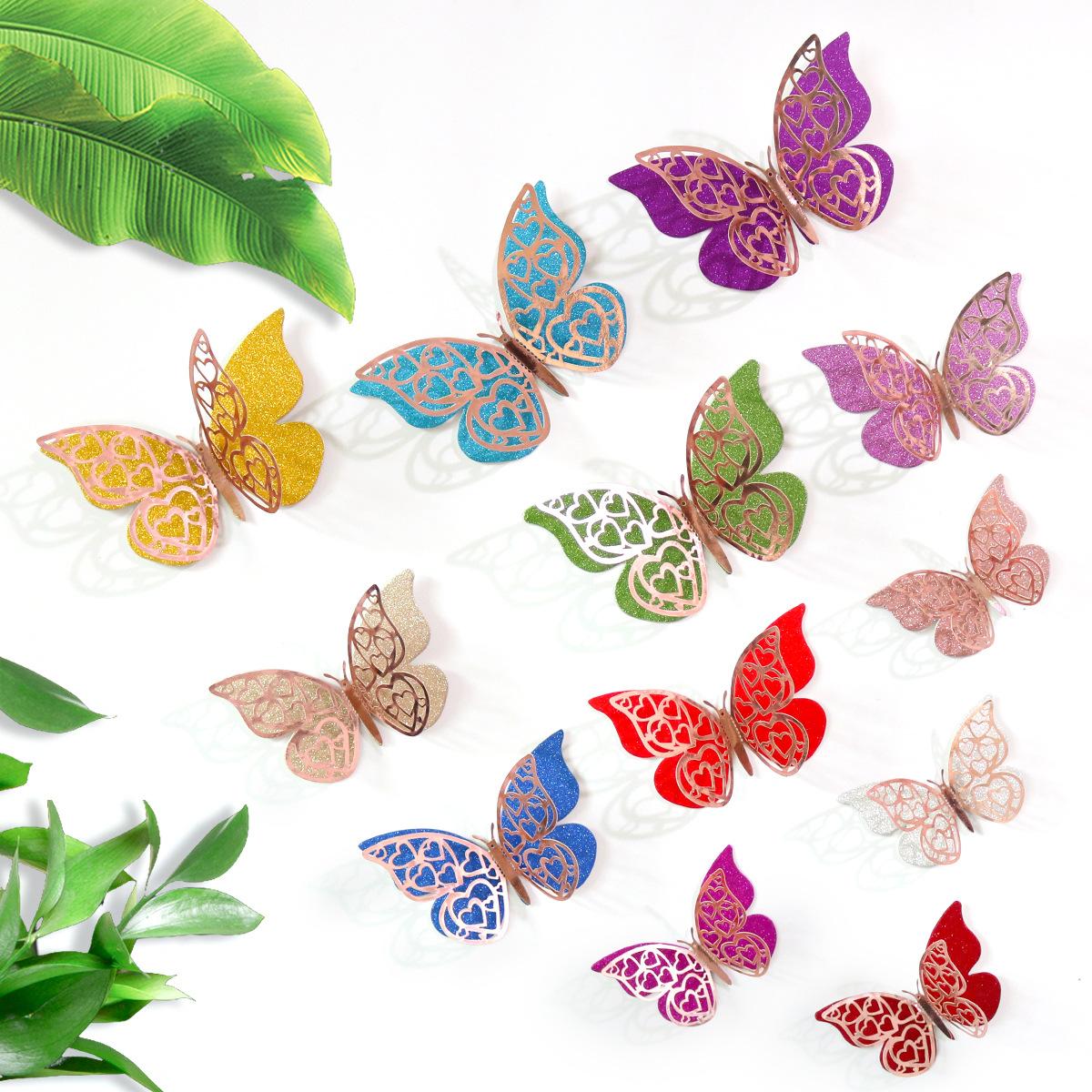 双层蝴蝶-玫瑰金2款