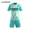 Jerseys de Fútbol Personalizados, Poliéster de Sublimación de Cuerpo Completo de Secado Rápido, Uniformes de Entrenamiento para Competición al Aire Libre, Uniformes de Fútbol Completos al por Mayor