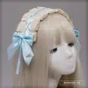 Diadema de Encaje con Lazo Hecha a Mano Estilo Japonés Pinza para el Cabello de Niña Lolita Suave Lindo Accesorio para el Cabello Bidimensional Adorno para el Cabello de Niña Linda