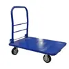 Carrinho de plataforma plana 400kg/60*90, carrinho de entrega portátil de chapa de ferro, carrinho pequeno industrial, carrinho de mão para carga, carrinho de transporte