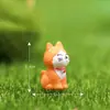 Nuevo lindo gato de dibujos animados micropaisaje DIY decoración de paisaje accesorios de micropaisaje 2 gatitos lindos plástico