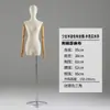 Maniquí de Exhibición de Clavícula Estilo Coreano Accesorios Maniquí Femenino de Medio Cuerpo Soporte de Exhibición para Escaparate de Tienda de Ropa Maniquí de Cuerpo Completo para Tienda de Ropa