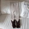 Leggings Infantiles Otoño e Invierno Versátiles Ropa Exterior para Niñas Calcetines Gruesos Apilados con Forro Polar Pantimedias Térmicas de Polar Empalmadas Integradas