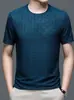 Transfronteiriça Nova Manga Curta Tendência Masculina Verão Estilo Coreano Tendência Simples Meia Manga Top Estilo Hong Kong Solto Casual Tendência Marca Camiseta