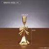 Adorno Creativo de Candelabro Retro Europeo Accesorio para Cena a la Luz de Velas Base de Portavelas de Mesa para Ambiente