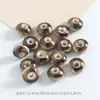 Acessórios de Joias Jingdezhen Contas Espaçadoras Cerâmicas de Alta Temperatura Acessórios para Pulseiras Contas Pequenas de Disco Voador Contas Soltas Material para Pulseira e Colar