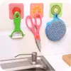 Cocina Baño Gancho Transparente Estampado de Dibujos Animados Gancho Adhesivo Sin Taladro Parte Trasera de la Puerta Gancho Adhesivo de Metal Gancho para Ropa Sombrero